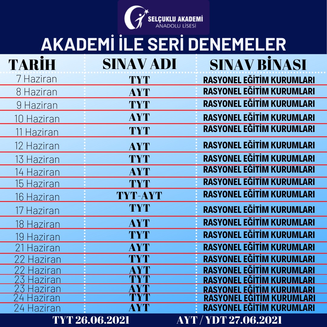 SERİ DENEMELER